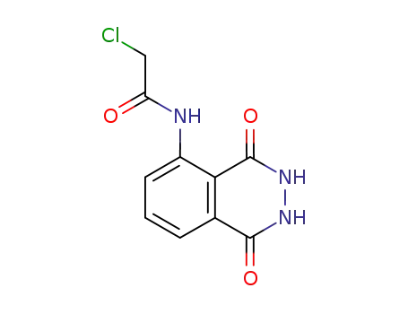 Molecular Structure of 54569-56-1 (5-(2-chloro-acetylamino)-2,3-dihydro-phthalazine-1,4-dione)