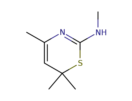 2-methylamino-4,6,6-trimethyl-6H-1,3-thiazine