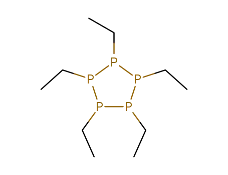 Molecular Structure of 4141-67-7 (pentaethylpentaphospholane)