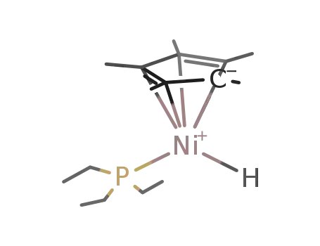 Molecular Structure of 198903-12-7 (Cp*Ni(PEt<sub>3</sub>)H)