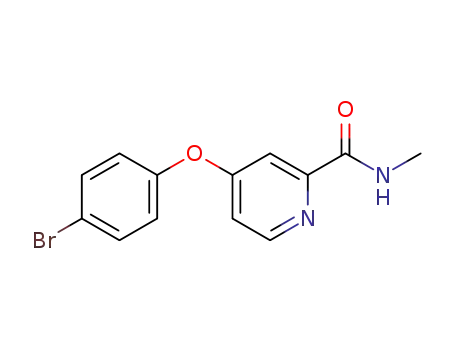Molecular Structure of 1154243-75-0 ([4-(4-bromophenoxy)(2-pyridyl)]-N-methylcarboxamide)