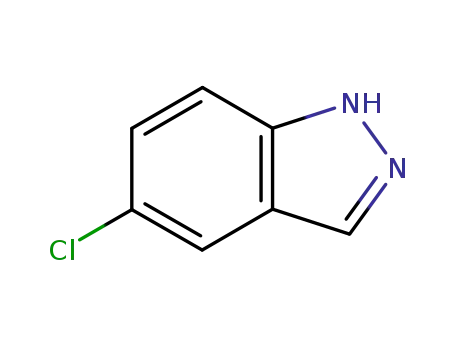 Molecular Structure of 698-26-0 (5-CHLORO (1H)INDAZOLE)