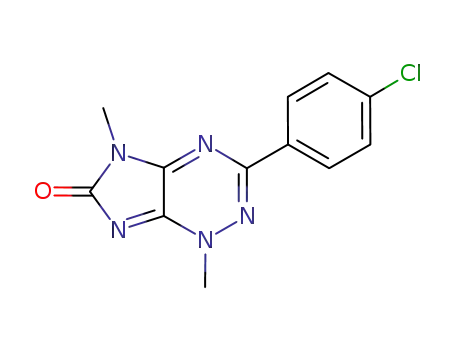 Molecular Structure of 1142408-75-0 (3-(4-chlorophenyl)-1,5-dimethyl-1H-imidazo[4,5-e][1,2,4]triazin-6(5H)-one)