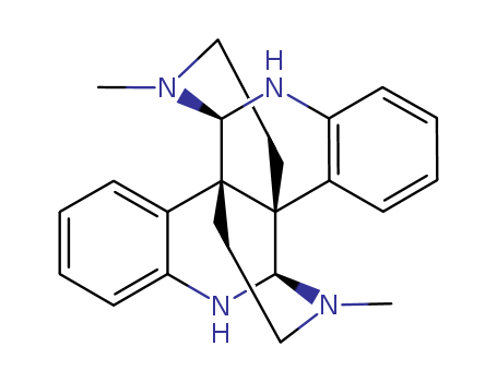 5,10b:11,4b-Bis(iminoethano)dibenzo[c,h][2,6]naphthyridine,5,6,11,12-tetrahydro-13,18-dimethyl-, (4bS,5R,10bS,11R)- cas  595-05-1