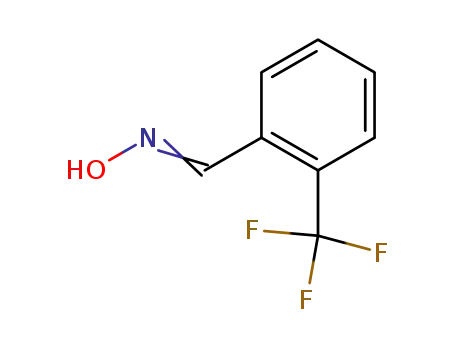 Molecular Structure of 74467-00-8 (2-(TRIFLUOROMETHYL)BENZALDEHYDE OXIME)