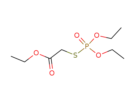 Molecular Structure of 2425-25-4 (Ethyl ((diethoxyphosphinyl)thio)acetate)