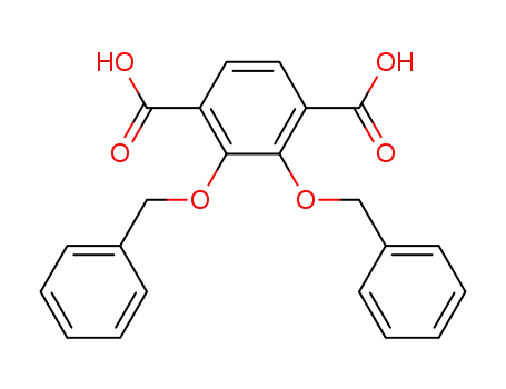 Molecular Structure of 131933-37-4 (1,4-Benzenedicarboxylic acid, 2,3-bis(phenylmethoxy)-)