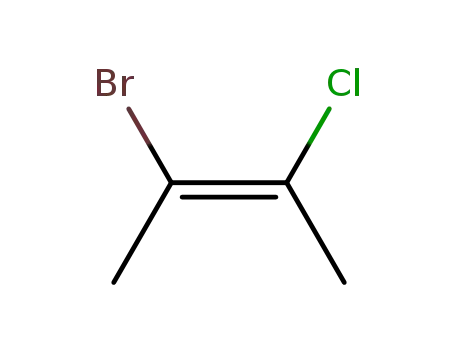 2-bromo-3-chloro-2-butene, cis