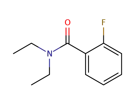 Molecular Structure of 10345-76-3 (N,N-Diethyl 2-fluorobenzamide)