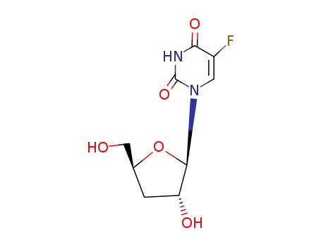 Molecular Structure of 18829-83-9 (Uridine, 3'-deoxy-5-fluoro-)
