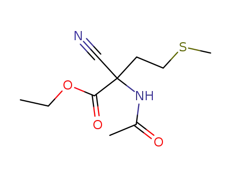 2-acetylamino-2-cyano-4-methylsulfanyl-butyric acid ethyl ester