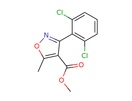 4-Isoxazolecarboxylicacid, 3-(2,6-dichlorophenyl)-5-methyl-, methyl ester