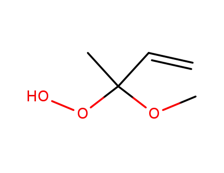 Molecular Structure of 72572-79-3 (1-methoxy-1-methyl-allyl hydroperoxide)