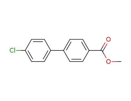 Molecular Structure of 89901-02-0 (METHYL 4'-CHLORO[1,1'-BIPHENYL]-4-CARBOXYLATE)