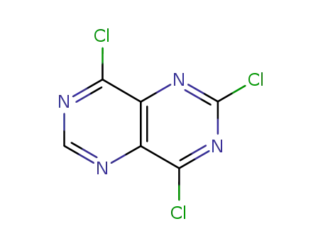 Molecular Structure of 77776-68-2 (2,4,8-trichloropyrimido[5,4-d]pyrimidine)