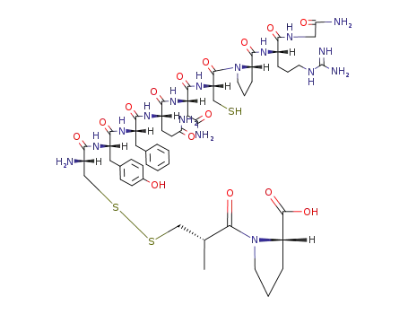 C<sub>55</sub>H<sub>80</sub>N<sub>16</sub>O<sub>15</sub>S<sub>3</sub>