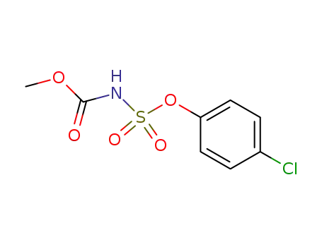 Molecular Structure of 52200-06-3 ((4-chloro-phenoxysulfonyl)-carbamic acid methyl ester)
