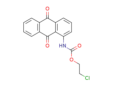 (9,10-dioxo-9,10-dihydro-anthracen-1-yl)-carbamic acid 2-chloro-ethyl ester