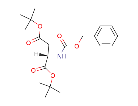 Molecular Structure of 42417-76-5 (Z-L-aspartic acid di-tert·butyl ester)