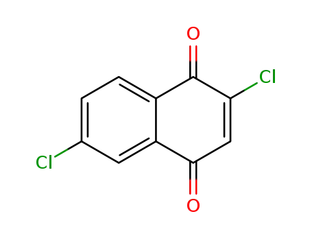 Molecular Structure of 32375-81-8 (1,4-Naphthalenedione, 2,6-dichloro-)