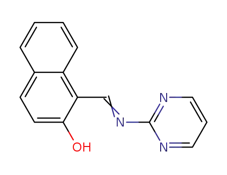 1-((pyrimidine-2-ylimino)methyl)naphthalene-2-ol