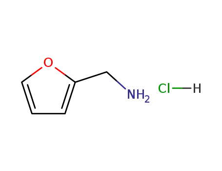 Molecular Structure of 4753-68-8 (furan-2-ylmethanamine hydrochloride)