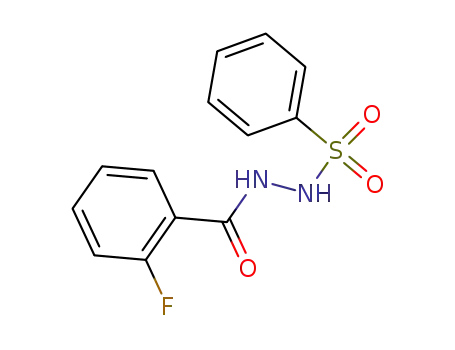 <i>N</i>-benzenesulfonyl-<i>N</i>'-(2-fluoro-benzoyl)-hydrazine