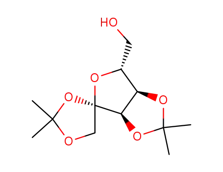 Molecular Structure of 34626-95-4 (1,2:3,4-di-O-isopropylidene-β-D-psicofuranose)