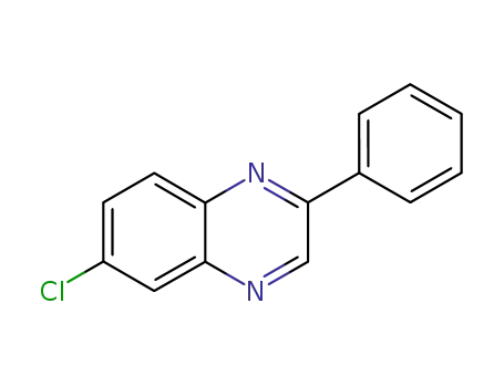 Molecular Structure of 25187-19-3 (6-Chloro-2-phenylquinoxaline)