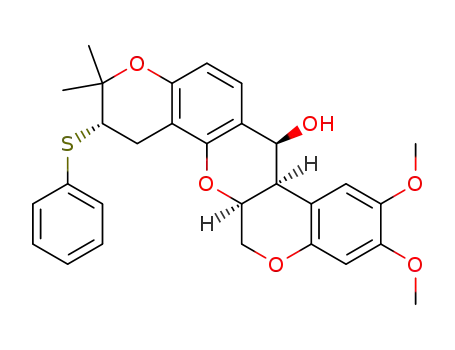(6aS,12S,12aS,5'S)-12-deoxo-12-hydroxy-5'-phenylthio-4',5'-dihydrodeguelin
