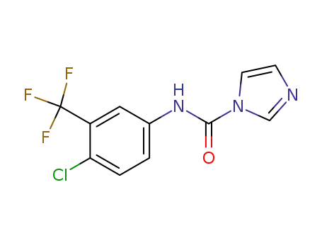 Molecular Structure of 1187086-96-9 (N-[4-chloro-3-(trifluoromethyl)phenyl]-1H-imidazole-1-carboxamide)