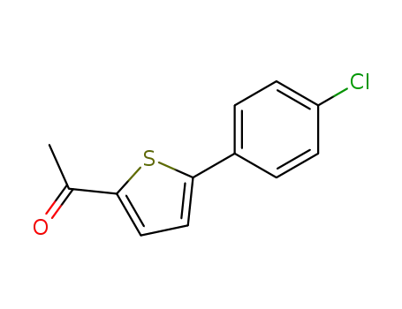 Molecular Structure of 51335-90-1 (1-[5-(4-CHLOROPHENYL)-2-THIENYL]-1-ETHANONE)