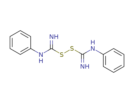 Thioperoxydicarbonimidicdiamide ([(H2N)C(NH)]2S2), N,N'-diphenyl-