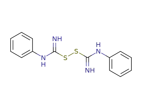 Molecular Structure of 37847-87-3 (1,1'-dithiobis[N-phenylformamidine])