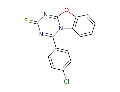 4-(4-Chloro-phenyl)-9-oxa-1,3,4a-triaza-fluorene-2-thione