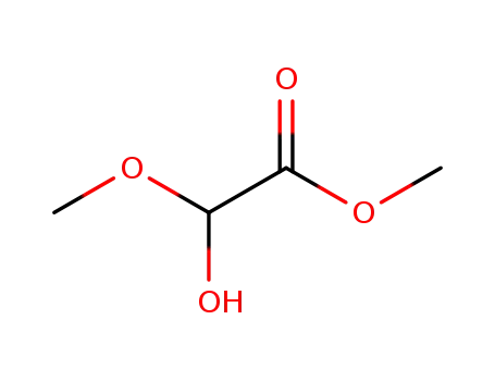 Molecular Structure of 19757-97-2 (Methyl 2-hydroxy-2-methoxyacetate)