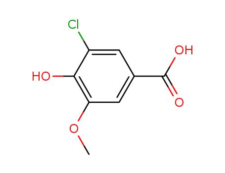 3-chloro-4-hydroxy-5-methoxy Benzoic acid