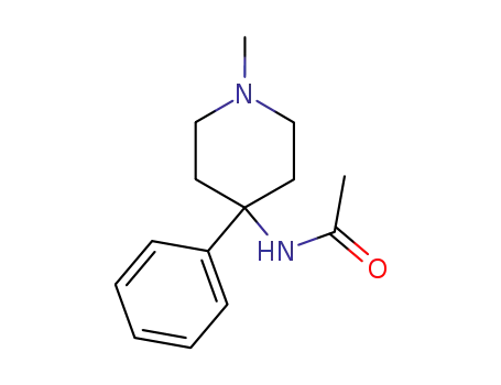 Molecular Structure of 201055-91-6 (<i>N</i>-(1-methyl-4-phenyl-[4]piperidyl)-acetamide)