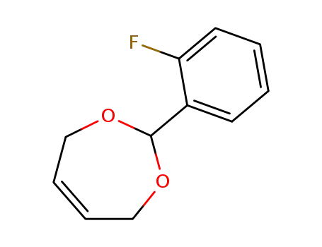 Molecular Structure of 127391-89-3 (2-(2-FLUOROPHENYL)-4,7-DIHYDRO-1,3-DIOXEPINE)