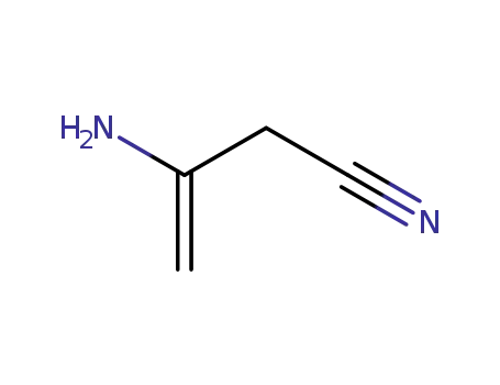 Molecular Structure of 81056-48-6 (3-Amino-3-butennitril)