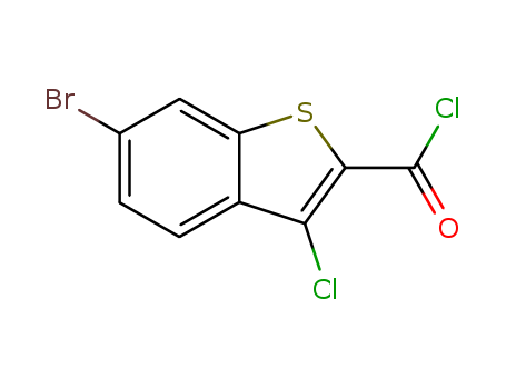 Benzo[b]thiophene-2-carbonylchloride, 6-bromo-3-chloro-