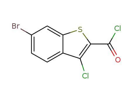6-BROMO-3-CHLORO-BENZO[B]티오펜-2-염화탄소