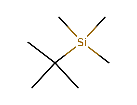 Molecular Structure of 5037-65-0 (Trimethyl tert-butyl silane)