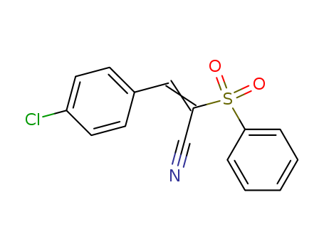3-(4-Chlorophenyl)-2-(phenylsulfonyl)acrylonitrile 50709-88-1