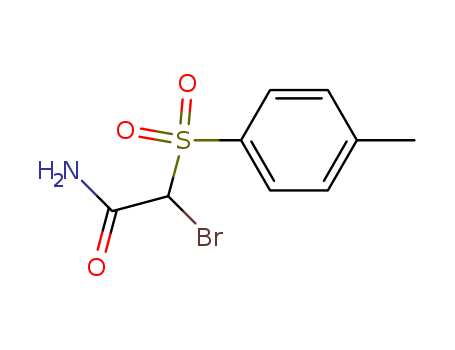 2-bromo-2-[(4-methylphenyl)sulphonyl]acetamide