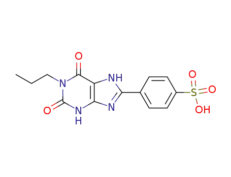 4-(2,6-Dioxo-1-propyl-3,7-dihydropurin-8-yl)benzenesulfonic acid