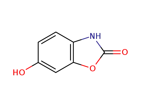 Molecular Structure of 78213-03-3 (6-HYDROXY-2-BENZOXAZOLINONE  97)
