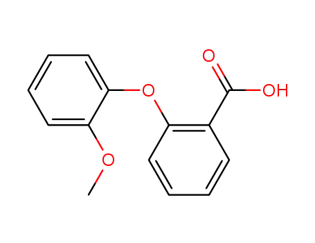 Molecular Structure of 21905-73-7 (2-(2-METHOXYPHENOXY)BENZOIC ACID)