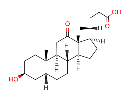 (4R)-4-[(3S,5R,8R,9S,10S,13R,14S,17R)-3-hydroxy-10,13-dimethyl-12-oxo-1,2,3,4,5,6,7,8,9,11,14,15,16,17-tetradecahydrocyclopenta[a]phenanthren-17-yl]pentanoic acid cas  4560-58-1