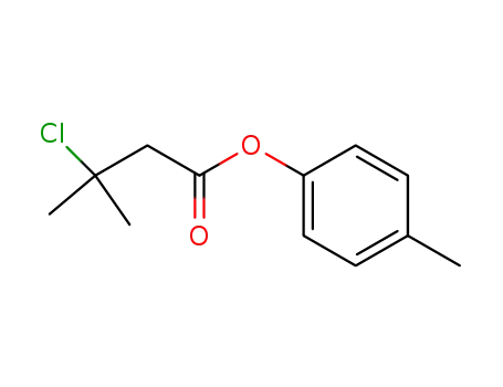 Butanoic acid, 3-chloro-3-methyl-, 4-methylphenyl ester